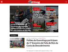 Tablet Screenshot of guarananet.com